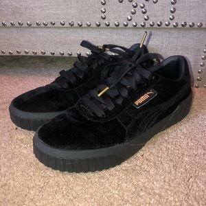 Black Suede Puma Shoes